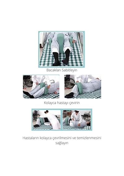 MEDİKALBİM Suni Deri Kaplama Medikal Hasta Çevirme Döndürme Kaldı