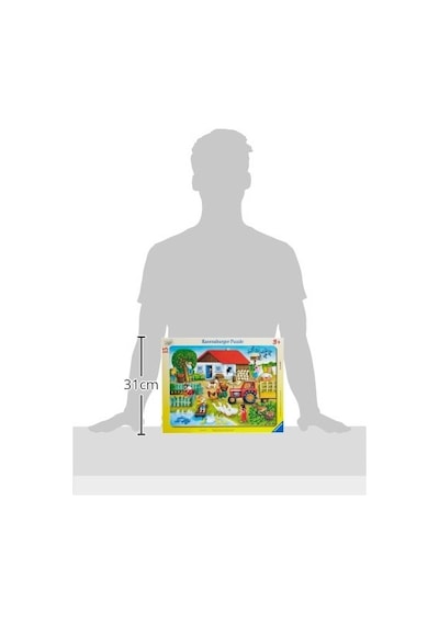 Ravensburger Büyük Çerçeveli 15 Parça "nerede Olmalı " Puzzle