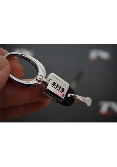 Audi Uyumlu Logo Stil Hasır Desen Anahtarlık K (321211800)