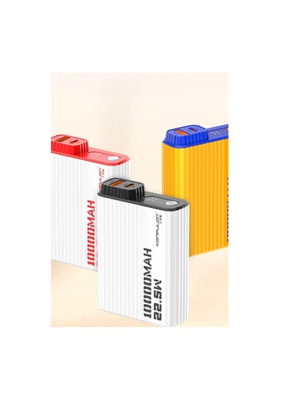 A40q 10.000 Mah Pd 20w Mini Powerbank Darbeye Dayanıklı Tam Uyumlu İnce Hafif Siyah Beyaz