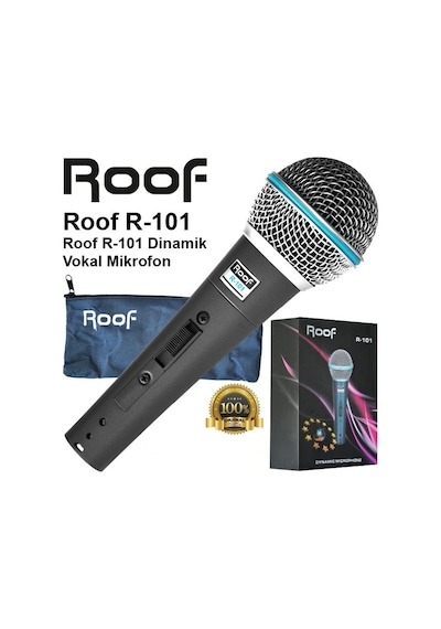 Roof R-101 Dinamik Vokal Mikrofon