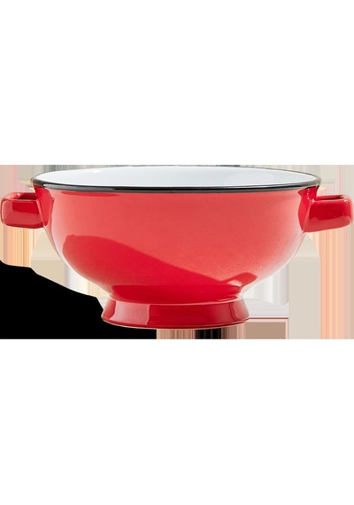 Pasabahce Electrum Seramik Yuvarlak Servis Kasesi 15x7 Cm Kırmızı - 1 Adet