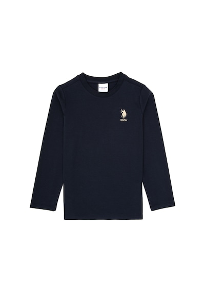 U.S. Polo Assn. Erkek Çocuk Açık Lacivert Basic Bisiklet Yaka Sweatshirt 50314002-VR059 U.S. Polo Assn. Erkek Çocuk Açık Lacivert Basic Bisiklet Yaka Sweatshirt 50314002-VR059