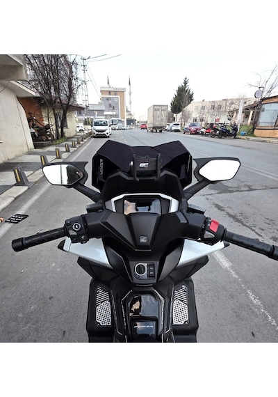 Motocam Honda Forza 250 Ön Cam 2018-2020 Model 43cm Siyah Renkli 4mm