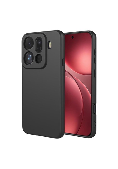 Caseonn Oppo Find X9 Pro Kılıf Kamera Korumalı Mikrofiber Astarlı Lansman Siyah
