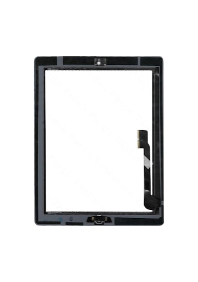 Apple iPad 4 A Uyumlu 1458 Butonlu Dokunmatik Beyaz