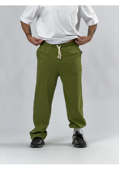 Cocopelli Paça Ayarlamalı Regular Haki Erkek Jogger Pantolon Coc3565