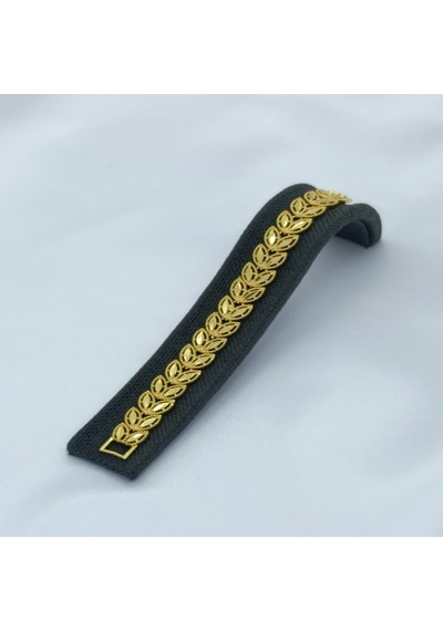 Yeni Sezon Vip Özel Seri Paslanmaz Çelik Çift Yaprak Model Altın Kaplama Kadın Bileklik Gold