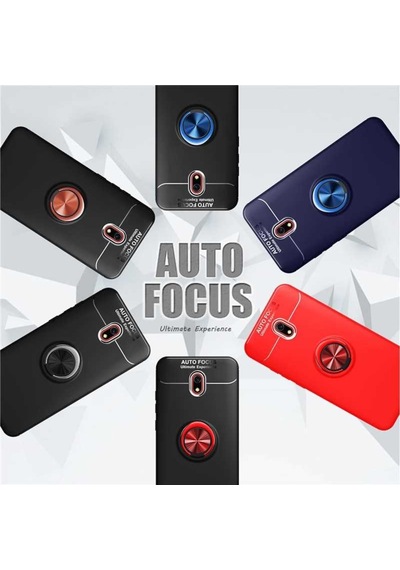 Xiaomi Redmi 8A Kılıf Yüzüklü Magnetli Ravel Case