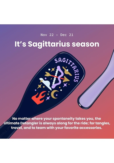Zodiac The Ultimate Detangler Sagittarius Saç Açıcı Tarak Düz Ve Kıvırcık Saçlar Yay Burcu