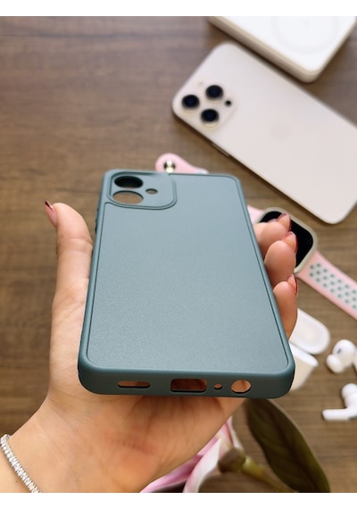 Samsung Galaxy A06 Uyumlu Kamera Korumalı Darbeye Dayanıklı Renk Atmayan Keep Silikon Kılıf Haki