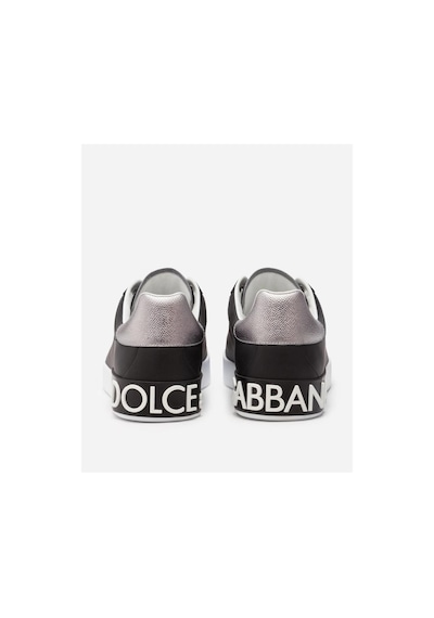 Dolce & Gabbana Calfskin Nappa Portofino Sneakers Siyah