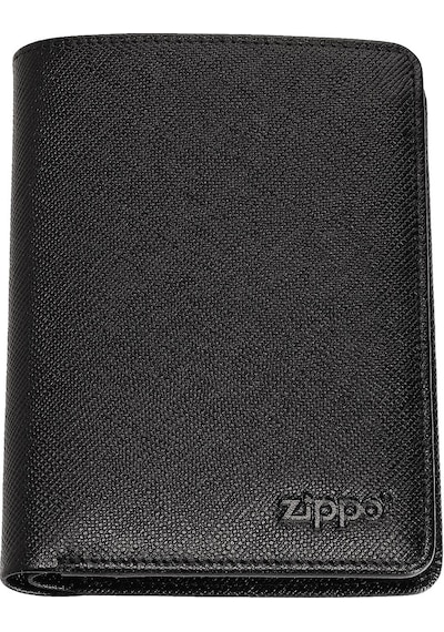 Zippo Saffiano Deri Cüzdan 2007072 Siyah