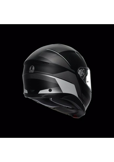 Agv Kask/tourmodular Multı Mplk Perceptıon Matt Black Sılver Çok Renkli