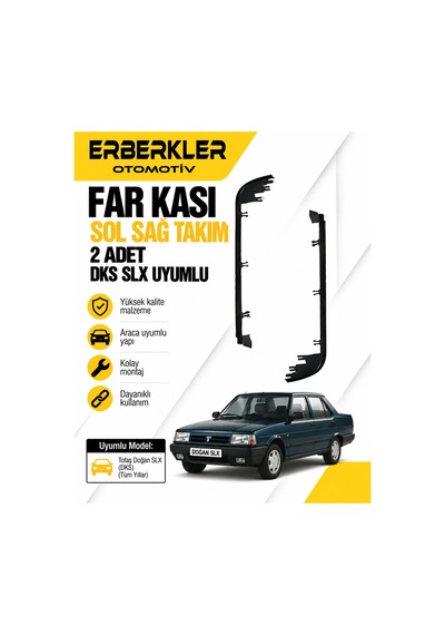 Kopya - Far Kası Sol Sağ Takım 2 Adet Dks Slx Uyumlu - Erb1500
