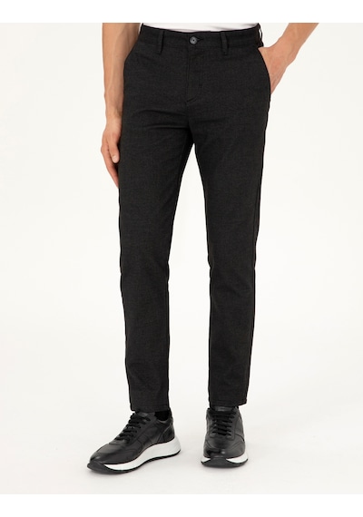 Pierre Cardin Erkek Siyah Pantolon Kanvas-chino 50292346-vr046 Siyah