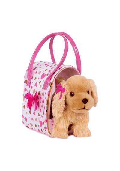 Pucci Pups Gold Ve Kalpli Çanta Çok Renkli