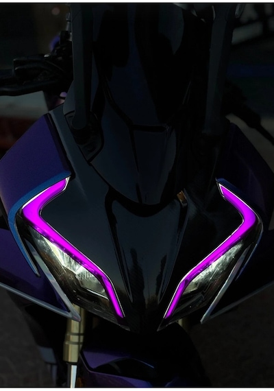 Cf Moto 450 Sr Mor Led Sticker Folyo Kaplama