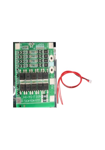 Suntek 4S 18650 Lityum Pil İçin 14.8V 30A BMS PCB Koruma Kartı