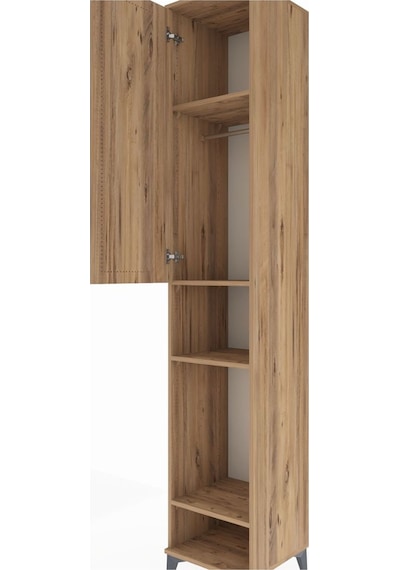 Hyperion Dolap 4 Raflı Tek Kapaklı Tek Askılı 44x44x243 Çam-çam Çam Hyperion Dolap 4 Raflı Tek Kapaklı Tek Askılı 44x44x243 Çam-çam Çam