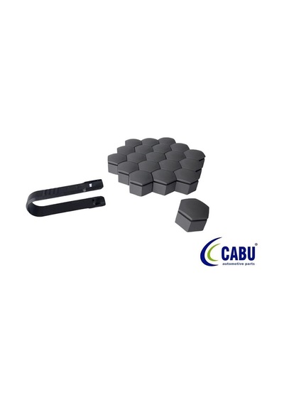 Cabu Bijon Kapağı Kömür Metalik 22x21mm Insignia- A 20 Adet 220644 Cabu 220652 13283158-6008962