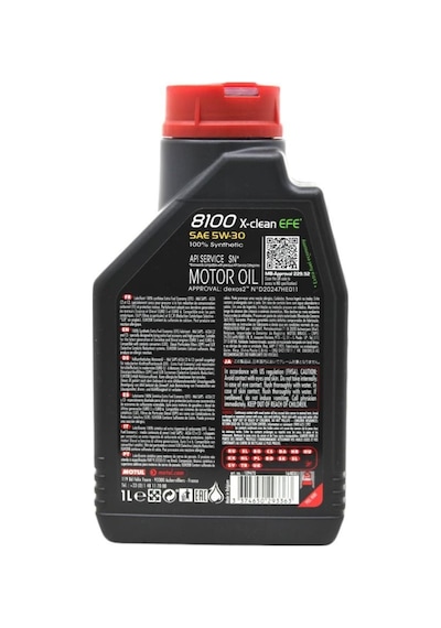 Motul 8100 X-Clean Efe C2/C3 5W-30 Tam Sentetik Motor Yağı 4 x 1 L