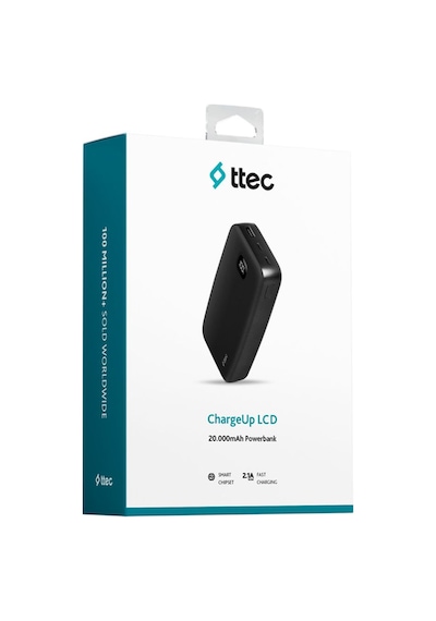 Ttec 2BB211S Chargeup Lcd 20.000 Mah Taşınabilir Hızlı Şarj Aleti Powerbank Siyah Ttec 2BB211S Chargeup Lcd 20.000 Mah Taşınabilir Hızlı Şarj Aleti Powerbank Siyah