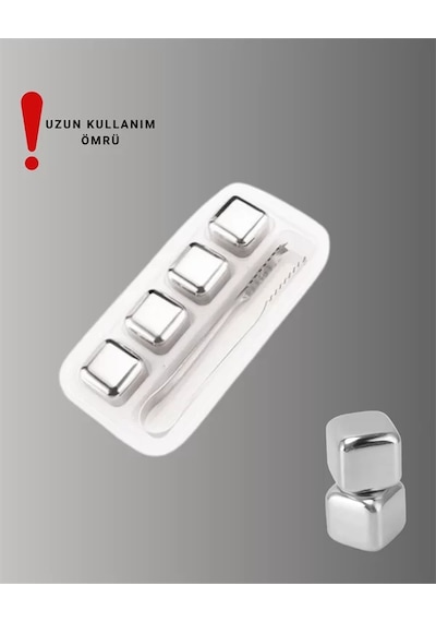 Hızlı Soğutma Özellikli Paslanmaz Metal Buz Küpü Takımı Yeni Nesil Belirtilmemiş