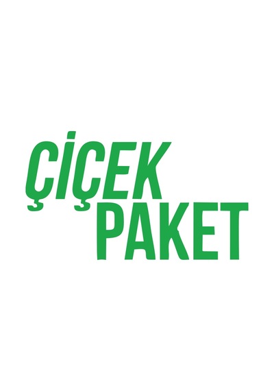 Çiçek Paket Araba Sticker 17x17 Cm Yeşil