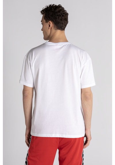 Kappa Erkek T Shirt 381G43W-ALQ BEYAZ Beyaz