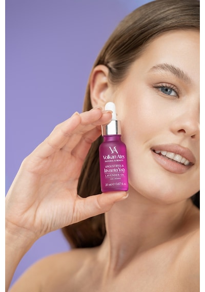 Volkan Ates Natural & Beauty Lavandula Angustifolia Saf Lavanta Yağı Cam Damlalıklı 20 Ml