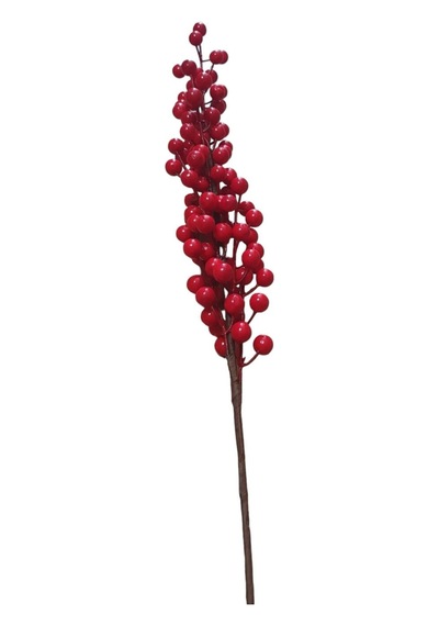 Yılbaşı Kokina Çiçeği 70 Cm 1 Adet Kirmizi Çok Renkli
