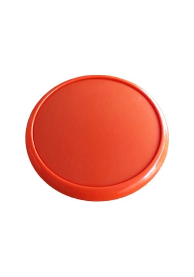 5 Adet Çocuk Odası Tekli Düğme Mobilya Kulp Çap 55 Mm Turuncu