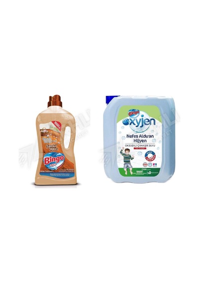 Bingo Ahşap Temizleyici 1lt + Çamaşır Suyu 4 Lt 2'li Set Diğer