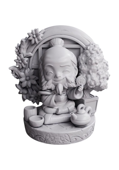 Premium Chibi Uncle Iroh Figürü Avatar: The Last Airbender Koleksiyonu