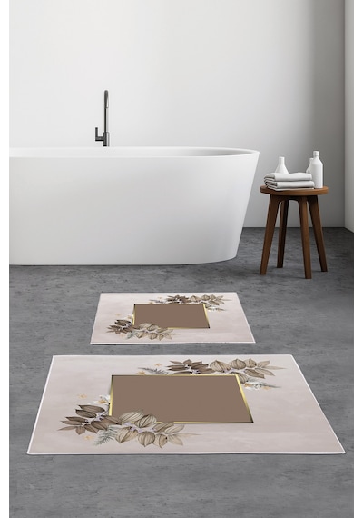 Alanur Trend Kaymaz Taban Dijital Banyo Takımı Kt471 Bej