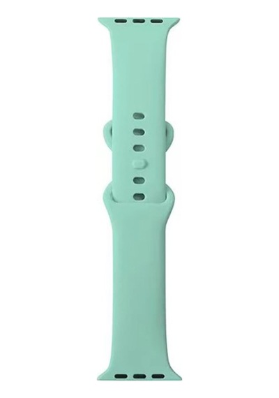 Apple Uyumlu  Watch 10 Serisi 42mm Kordon Çift Geçmeli Silikon Kordon Strap Kayış 131