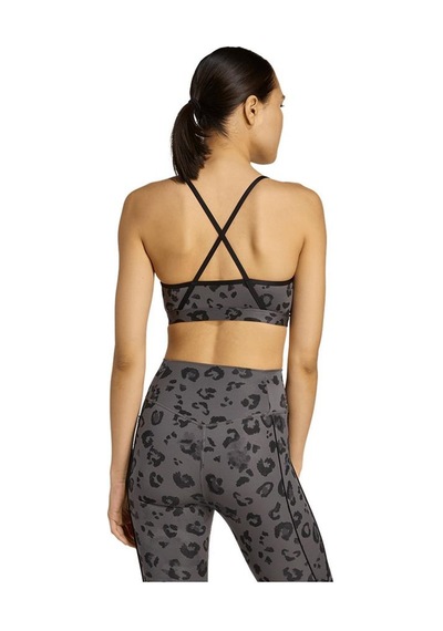 Adidas Gri Kadın Sporcu Sütyeni Aer Ls Bra Aop Jn2662