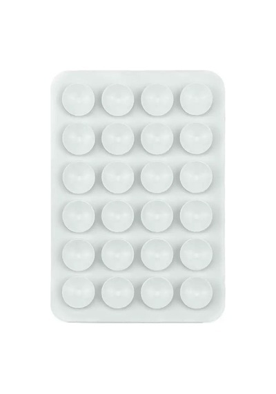 Lexroo Öpücüklü 02 Çift Taraflı Silikon Telefon Tutucu 6,50cm X 10cm - Beyaz