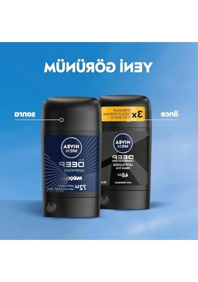 50 Ml Aktif Karbon İçeren Erkek Stick Deodorant, Terlemeye Karşı