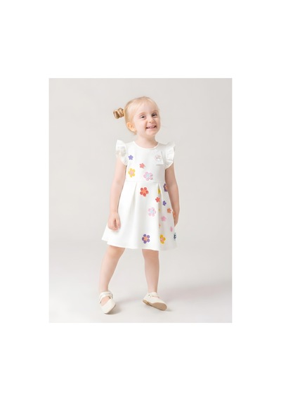 Ketbaby Kız Çocuk Pileli 3 Boyutlu Çiçekli Özel Gün Abiye Elbise - Garden Beyaz Çiçekli Beyaz Çiçekli Ketbaby Kız Çocuk Pileli 3 Boyutlu Çiçekli Özel Gün Abiye Elbise - Garden Beyaz Çiçekli Beyaz Çiçekli