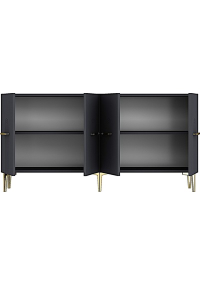 Ka1519ag Ida150 Konsol, Tv Sehpası, Kahve Köşesi Antrasit-gold 150cm Antrasit-gold Ka1519ag Ida150 Konsol, Tv Sehpası, Kahve Köşesi Antrasit-gold 150cm Antrasit-gold