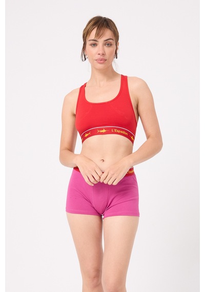 Athleshorts Yüksek Bel Kadın Kısa Şort -3293 Pembe