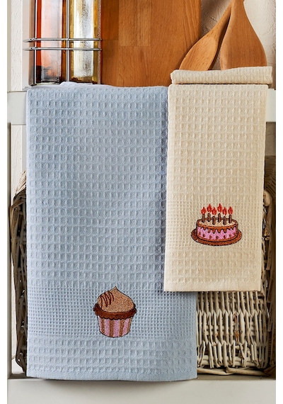 Elart Cupcake Kurulama Bezi 6 Parça Çok Renkli