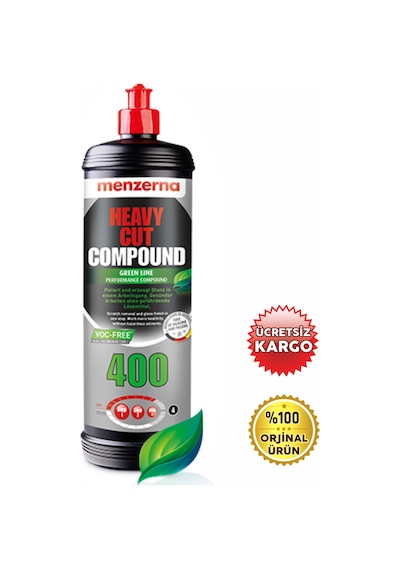 Menzerna Heavy Cut Compound 400 1 Lt Çizik Gid.pasta-yeşil Seri
