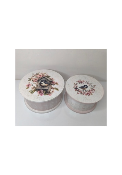Bebek Çocuk Odası Kutu Seti 2'li Düzenleyici Özel Tasarım Pembe - 937365697 Pembe