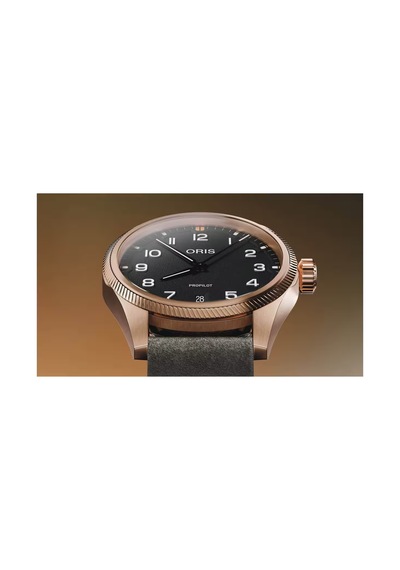 Oris Propilot Bronze 41 Mm Otomatik Saat 01 733 7805 3164-07 6 20 Siyah