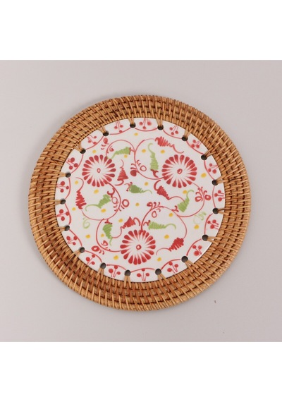 Rattan Çerçeveli 20 Cm. Nihale & Masa Veya Duvar Dekoru Diğer