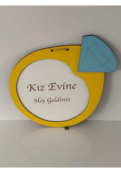 Kız Evi Hoşgeldiniz Kapı Süsü