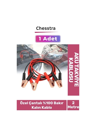 Premium Çantalı %100 Bakır Kalın Kablo 1200 Amper Güçlü Oto Akü Takviye Hızlı Şarj Kablosu 2 Metre